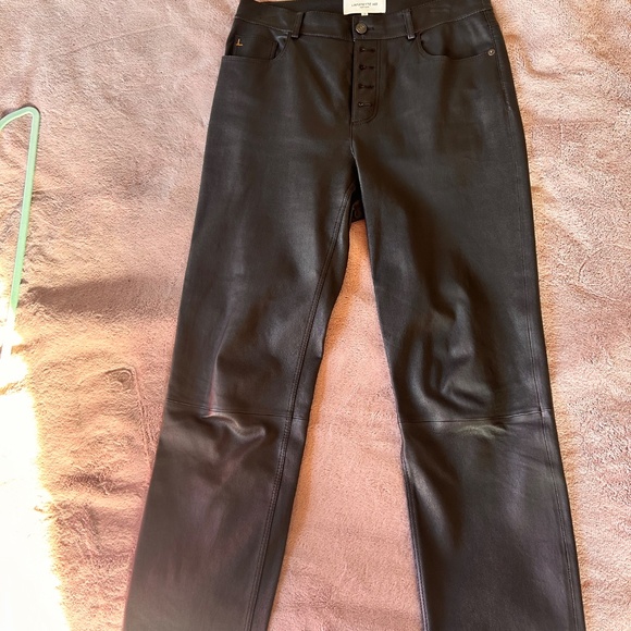 Lafayette 148 leather pants - Picture 4 of 4